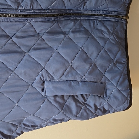 Magaschoni Men's Blue Quilted Vest Zipfront XXL NWT 💙🤎💙🤎 - Picture 5 of 9